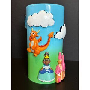Scentsy Once Upon A Time Diffuser Shade Retired Unicorn Dragon Castle & Clouds D